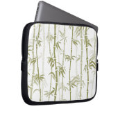 Moderne Bambus-Bäume Laptopschutzhülle (Vorne Rechts)