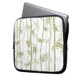 Moderne Bambus-Bäume Laptopschutzhülle (Vorderseite Links)