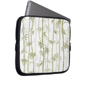 Moderne Bambus-Bäume Laptopschutzhülle (Vorne Rechts)