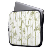 Moderne Bambus-Bäume Laptopschutzhülle (Vorderseite Links)