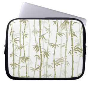 Moderne Bambus-Bäume Laptopschutzhülle