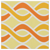 Moderne Bänder, Gelb und Orange der Mitte des Stoff (Nahaufnahme)