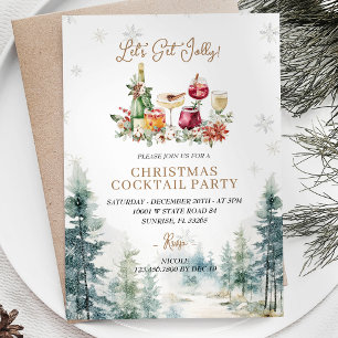 Moderne Bar Weihnachten Lasse Jolly Einladung