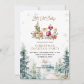Moderne Bar Weihnachten Lasse Jolly Einladung (Vorderseite)