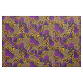 Moderne Barock-Tierdrucke mit Ketten Stoff (Yard (91,4 cm))