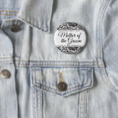 Moderne Barockfloralmutter am Boden Button (Beispiel)