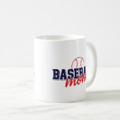 Moderne Baseball-Mutter Custom Game Day Kaffeetasse (VorderseiteRechts)