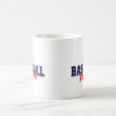 Moderne Baseball-Mutter Custom Game Day Kaffeetasse (Mittel)