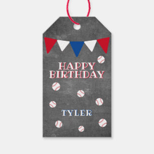 Moderne Baseball-Tafel scherzt alles Gute zum Geschenkanhänger