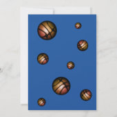 Moderne Basketball-Foto Danke Trainer (Rückseite)