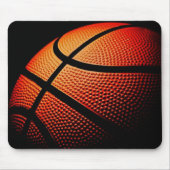 Moderne Basketball Sport Ball Skin Textur Muster Mousepad (Vorne)
