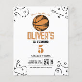 Moderne Basketball Tactics Budget Geburtstag Einla (Vorderseite)