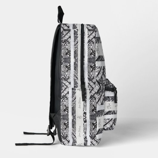 Moderne BATIK-Muster Bedruckter Rucksack (Links)