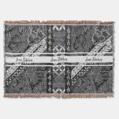Moderne BATIK-Muster Decke (Vorderseite)