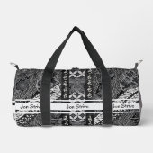 Moderne BATIK-Muster Duffle Bag (Vorderseite)