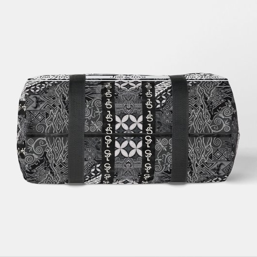 Moderne BATIK-Muster Duffle Bag (Unterseite)
