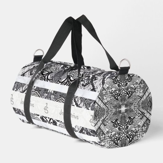 Moderne BATIK-Muster Duffle Bag (Linke Seite)