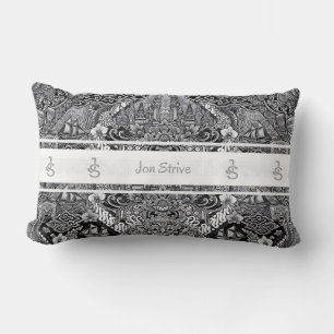 Moderne BATIK-Muster Lendenkissen