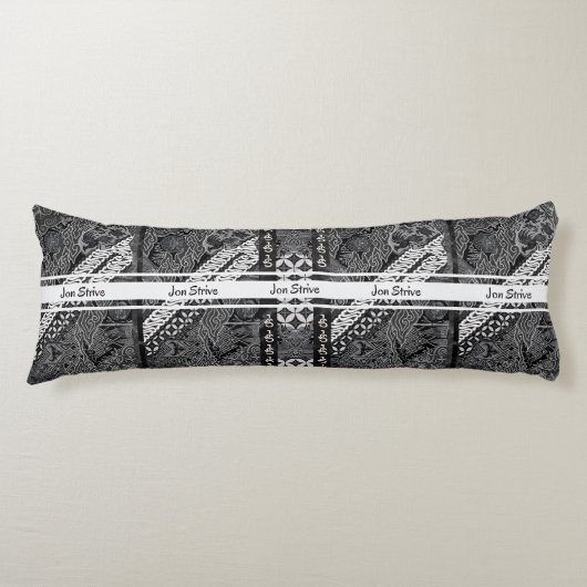 Moderne Batik-Muster Seitenschläferkissen (Vorderseite)