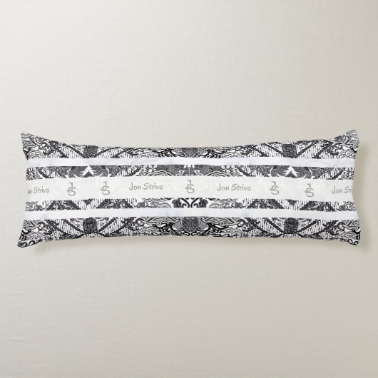 Moderne BATIK-Muster Seitenschläferkissen (Vorderseite)