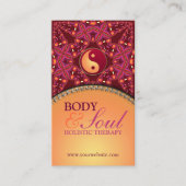 Moderne Batik New Age Holistic Business Card Visitenkarte (Vorderseite)