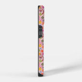 Moderne Batik-Rosen-Schatten iPhone Hülle (Rechte Seite)