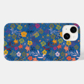 Moderne Batik Victoria Blau Case-Mate iPhone Hülle (Rückseite (Horizontal))
