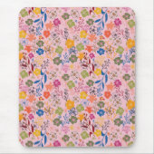 Moderne Batik Victoria Rose Mousepad (Vorne)