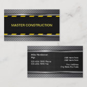 Moderne Bau-Dienstleistungen Visitenkarte (Vorne/Hinten)