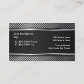 Moderne Bau-Dienstleistungen Visitenkarte (Rückseite)