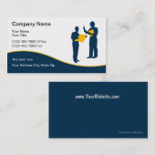 Moderne Baugewerbe-Karten Visitenkarte (Vorne/Hinten)