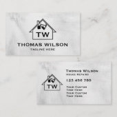 Moderne Bauhandyman Carpenter Tools Busin Visitenkarte (Vorne/Hinten)