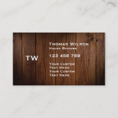 Moderne Bauhandyman Carpenter Tools Busin Visitenkarte (Rückseite)