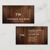 Moderne Bauhandyman Carpenter Tools Busin Visitenkarte (Vorne/Hinten)