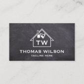 Moderne Bauhandyman Carpenter Tools Busin Visitenkarte (Vorderseite)