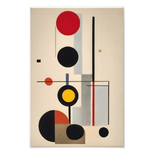 Moderne Bauhaus Geometrie Abstrakte Kunst Fotodruck