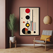 Moderne Bauhaus Geometrie Abstrakte Kunst