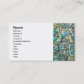 Moderne Bauhaus Geometrische Kunst Visitenkarte (Vorderseite)