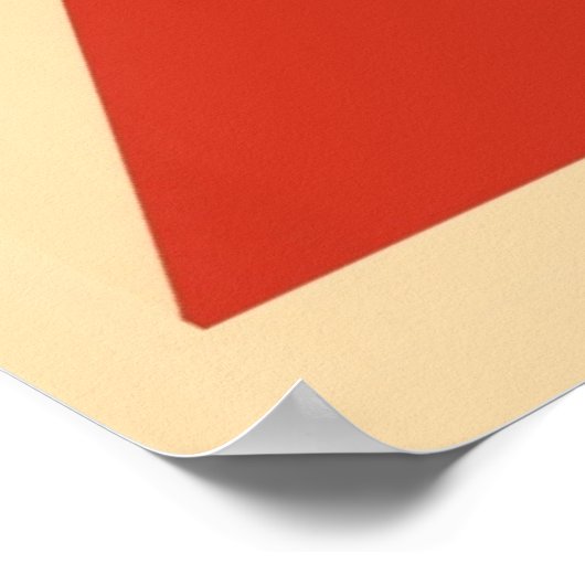 Moderne Bauhaus-Kunst Poster (Ecke)