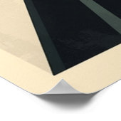 Moderne Bauhaus-Kunst Poster (Ecke)