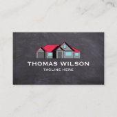 Moderne Baureparatur Handyman Carpenter Visitenkarte (Vorderseite)