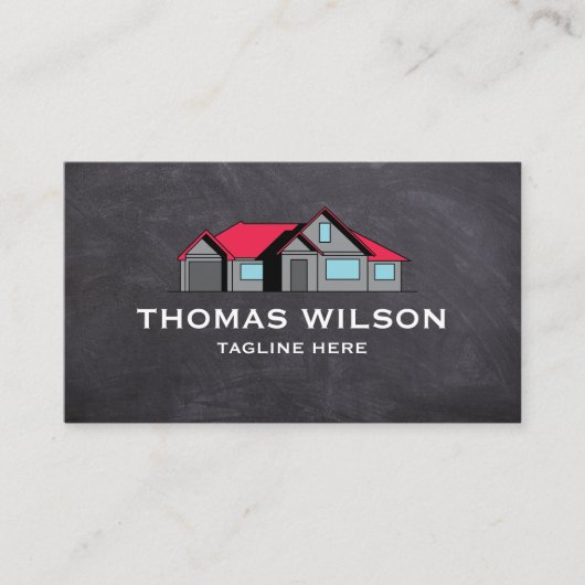 Moderne Baureparatur Handyman Carpenter Visitenkarte (Vorderseite)