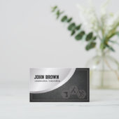 Moderne Bauschmiede Handyman Reparatur Visitenkarte (Stehend Vorderseite)