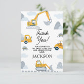 Moderne Bauweise zum Geburtstag Dankeskarte (Stehend Vorderseite)