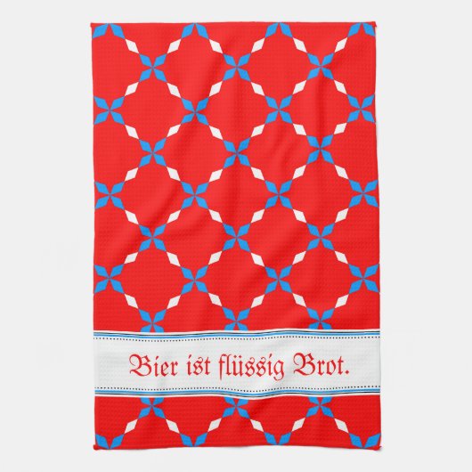 Moderne Bayerische Grafik Handtuch (Vertikal)