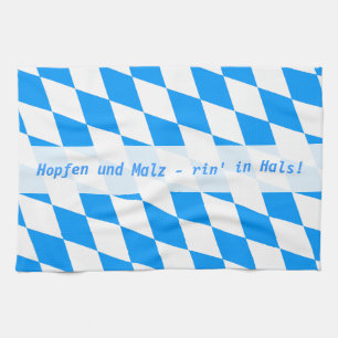 Moderne Bayerische Grafik Küchentuch