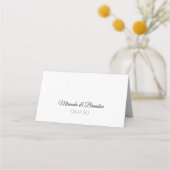 Moderne Beach String Lights Sommerhochzeit Platzkarte (Rückseite)