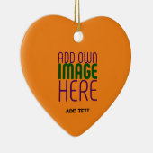 MODERNE BEARBEITBARE DUNKELORANGE BILD-TEXTVORLAGE KERAMIK ORNAMENT (Rechts)