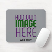 MODERNE BEARBEITBARE EINFACHE ASH-BILD-TEXTVORLAGE MOUSEPAD (Mit Mouse)