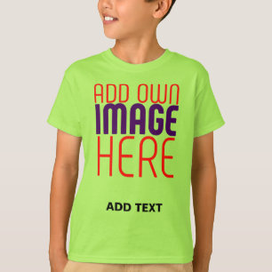 MODERNE BEARBEITBARE EINFACHE LIME-BILD-TEXTVORLAG T-Shirt